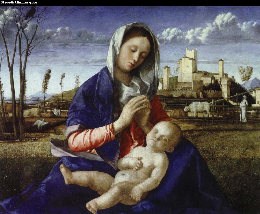 BELLINI, Giovanni angens madonna